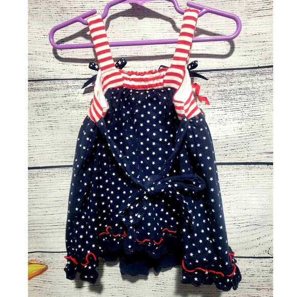 Sophie Rose Patriotic Dress Size 12mo - Picture 6 of 7